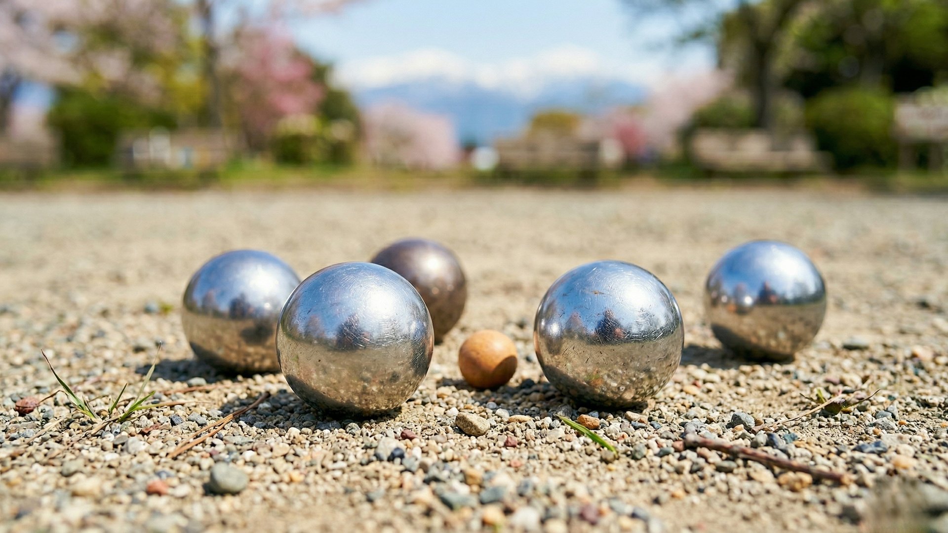 ペタンクの様子 2